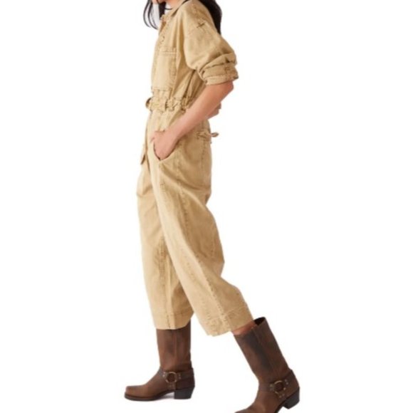 Free People Jumpsuit SUPER SLOUCH Oversized size XS NWT - Picture 3 of 13